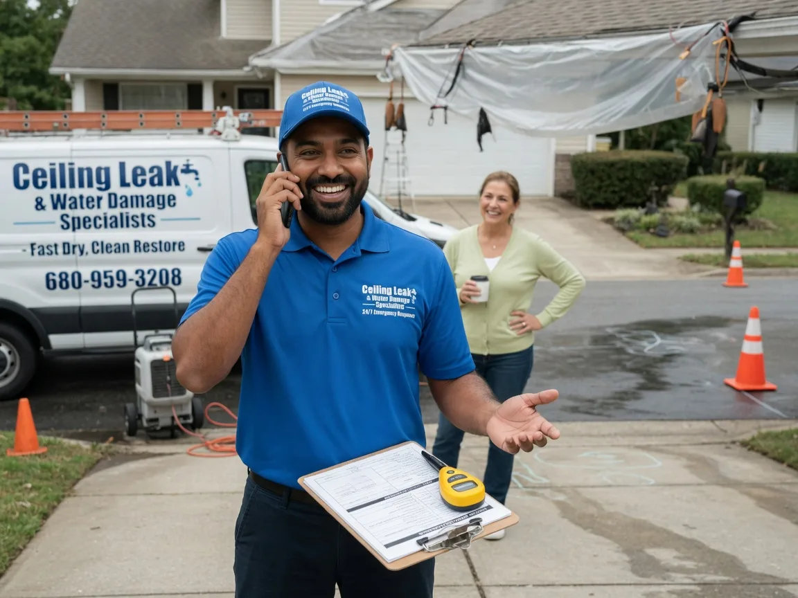 Ceiling Leak Cleanup Hostetter, PA FAQs